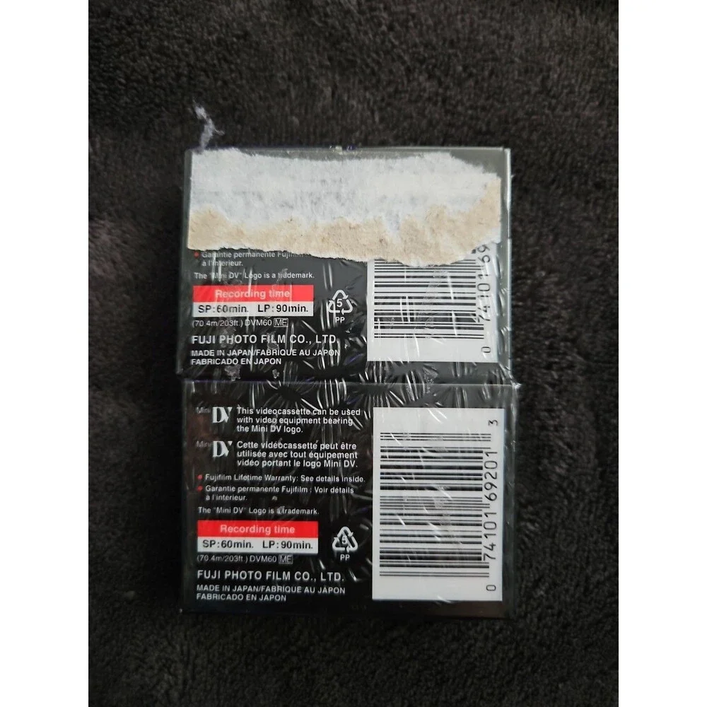 Fujifilm DVC Mini DV 90 LP 60 min Tape Pack of 2